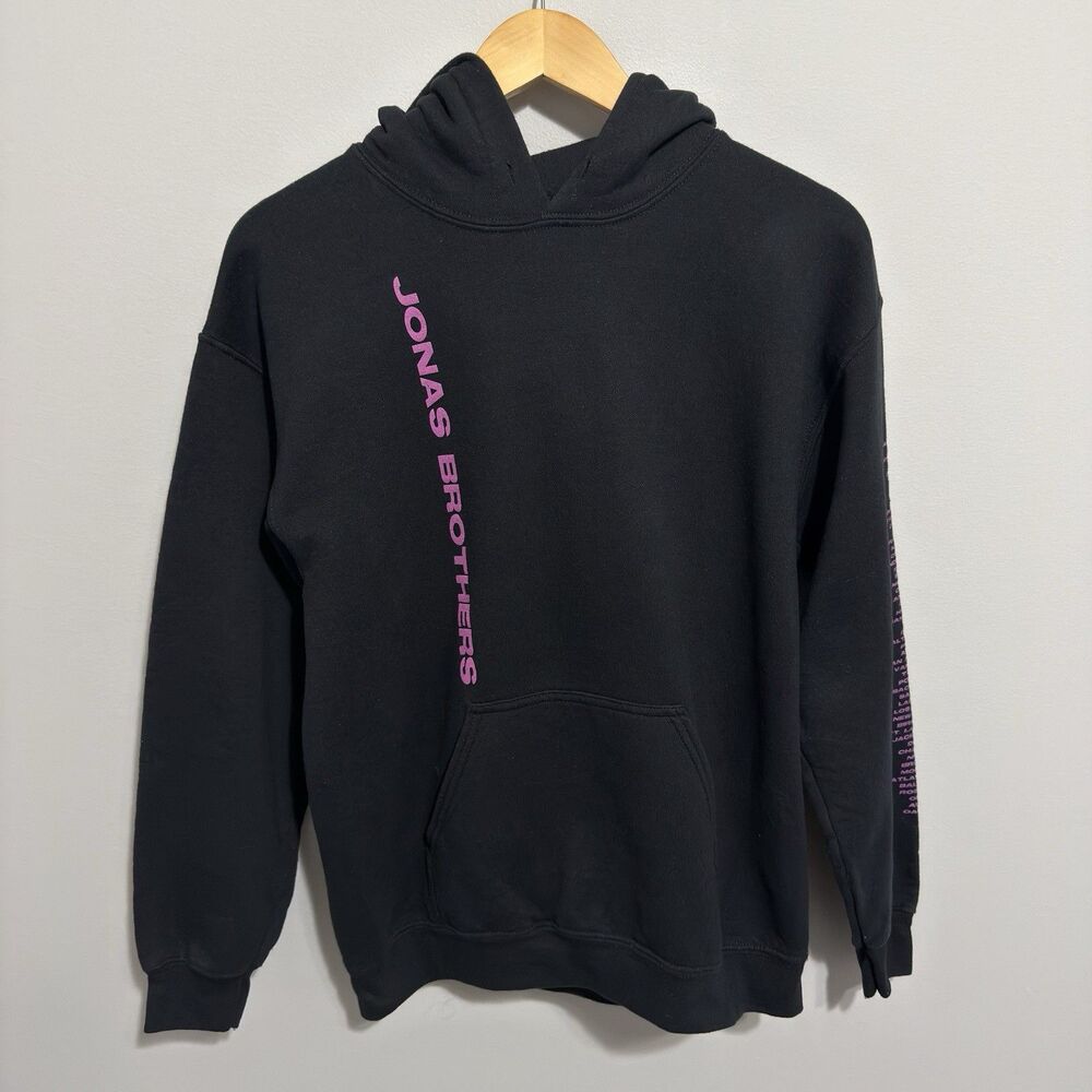 Jonas Brothers Happiness Begins Tour Pullover Hoodie Size Medium Black 2019